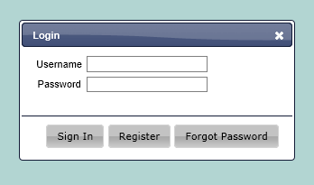 Current login dialog