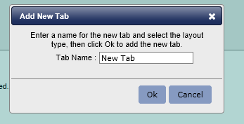 New add app dialog