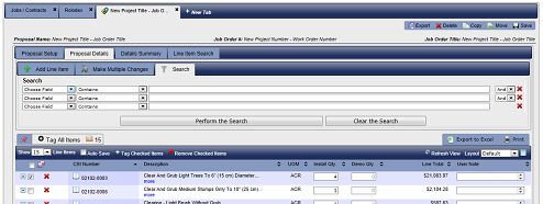 New proposal search